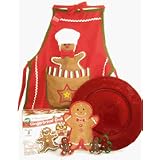 Gingerbread Baking Apron Gift Set