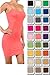 Simlu Women's Basic Seamless Camisole Slip Dress - Long Spaghetti Strap Cami
