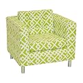 Kids' Modern Floral Chair - Lime