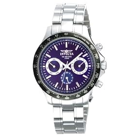 INVICTA MEN\'S MASTER CALENDAR MULTIFUNCTION STAINLESS WATCH BLUE 2902