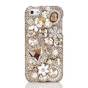 NOVA Case Glamour Bling Crystal iPhone Case iPhone 5 5/5S Crystal Floral Bag