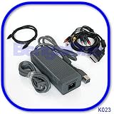 Power Supply Brick Adapter Cord and HD Component AV Cables for Microsoft XBox 360