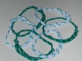 ~ 72 ~ Green & White Rope Friendship Bracelets ~ St. Patricks Day ~ New
