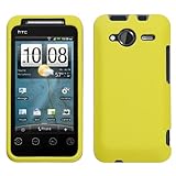 Yellow Phone Protector Cover(Rubberized) for HTC A7373 (EVO Shift 4G)