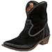MIA Women's Wanted Ankle Boot,Black Suede,6 M US
