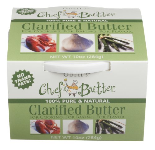 Odell's Chef's Butter Clarified No Salt Added, 10-Ounce Unit(Pack of 3) by Odell's