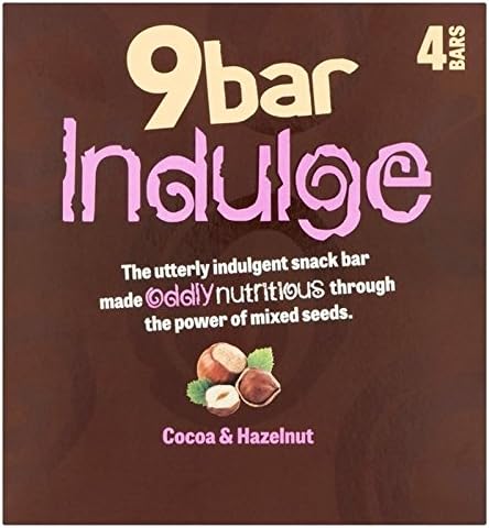 Wholebake 9Bar GF Indulge Cocoa &amp; Hazelnut Bars 5 x 40g - Pack of 6