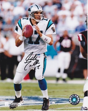 Jake Delhomme Autographed Carolina Panthers 8x10 Photo