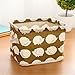 CALISTOUS 1PC Stationery Handicraft Storage Basket Linen Desk Storage Box Hedgehog