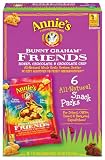 Annie's Homegrown Bunny Graham Friends (Honey, Chocolate & Chocolate Chip), 6-Count Pouches (Pack of 6)