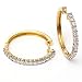 1 Carat 14KYG Diamond Hoop Earrings
