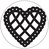 Martha Stewart Martha Stewart Large Punch, Lace Scalloped Heart