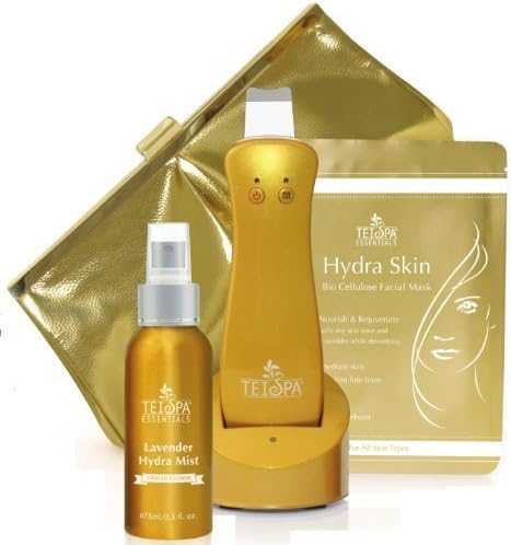 Sonic Spatula: Ultra Sonic Tool for Facial and Pore Cleansing and Exfoliation. Professional Facial Tool for Extractions, Acne and deep pore cleansing