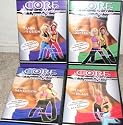 Core Rhythms Dance Exercise Program Club Mix Salsa Blast Samba Fusion, Swing Sensation, Latin Synergy 4 dvds Set