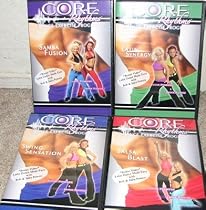 Core Rhythms Dance Exercise Program Club Mix Salsa Blast Samba Fusion, Swing Sensation, Latin Synergy 4 dvds Set