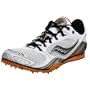 Saucony Men's Velocity 3 Distance Running Shoe,White/Silver/Orange,14 M