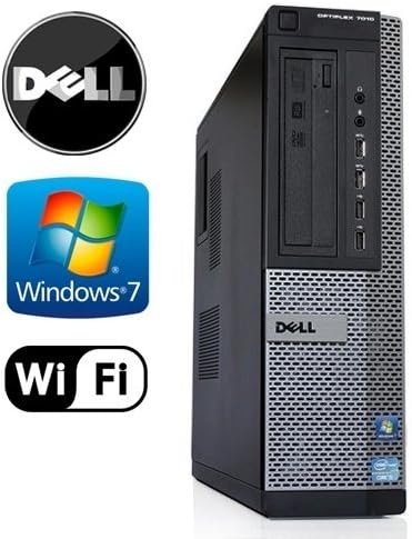 Dell 7010 Desktop (Intel i5 3.4GHz Quad Core 8GB DDR3, New 1TB HDD, Windows 7 Pro, WiFi) (Prepared by ReCircuit)