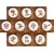 SET (10) BOBBY JACK DRESSER DRAWER PULLS KNOBS
