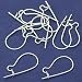 10 Earrings Kidney Wire Sterling Silver Hoop 25 Gauge