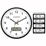 Analog Atomic Radio Controlled Time Wall Clock