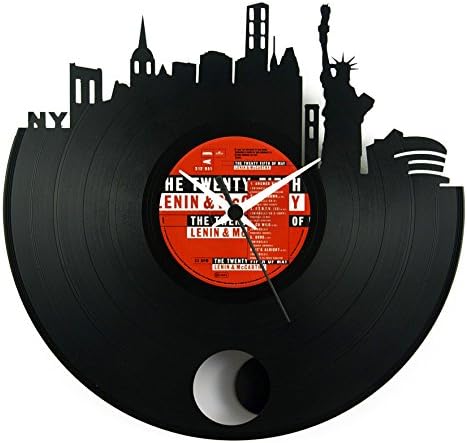 Vinyluse New York Clock with Pendulum
