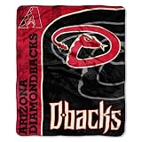 MLB Arizona Diamondbacks 50-Inch-by-60-Inch Micro Plush Raschel Throw "Jersey" Design