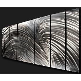 fusion by nicholas yust - multi panel metal wall art sculpture
