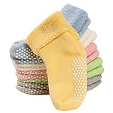 FEOYA ベビーソックス 柔らかい 厚さ こども靴下 赤ちゃん かわいい ソックス 男女兼用 お祝い 出産 6足セット 1-3歳