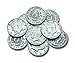 Learning Advantage, Play Half-Dollar Plastic Coins - Set of 50
