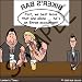 Londons Times Funny Society Cartoons - Enron Accountant at Biker Bar - Coffee Gift Baskets - Coffee Gift Basket