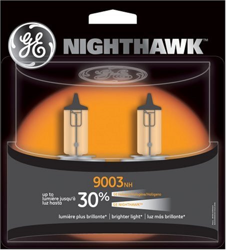 GE 9003NH/BP2 Nighthawk Automotive Replacement Bulbs - Pack of 2