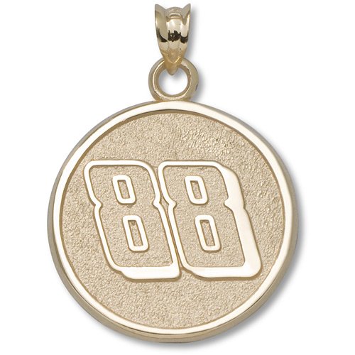 LogoArt Dale Earnhardt Jr 10K Enamel 34 Round Pendant - Dale Earnhardt Jr One Size LogoArt Dale Earnhardt Jr 10K Enamel 34 Round Pendant - Dale Earnhardt Jr One Size