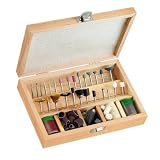 Buy 108pc Rotary Tool Accessory Set with Wood Case - Fits Dremel by Jeweler's Tools