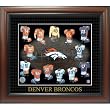 Denver Broncos Framed Art - Commemorative Framed Plaque Decoration - Denver Broncos