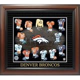Denver Broncos Framed Art - Commemorative Framed Plaque Decoration - Denver Broncos