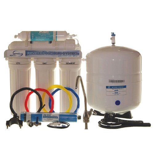iSpring 75GPD 5stage Undercounter Reverse Osmosis RO Water Filter with Quick Fitting