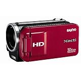 Sanyo VPC-ZH1R Dual Camera High Definition Video w/30x Optical Zoom (Red)
