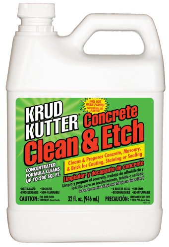 KRUD KUTTER CE32 Concrete Clean and Etch, 32-Ounce