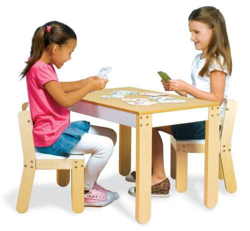 Table and Chairs - White (white) (33.00