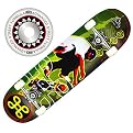 Roller Derby Big G-Pin Skateboard - Green/ Yellow/ Red/ Black (31x8")