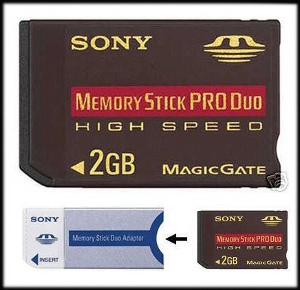 Sony 2GB Pro Duo Memory Stick