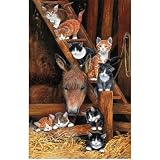 Chrissy Snelling Barn Cats 1000pc Jigsaw Puzzle