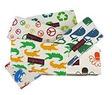 Bungalow360 Vegan Wallets - Crab, Whale, Recycle, Groovy Flower, Owl, Peace, Gator and Octopus
