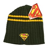スーパーマン/SUPERMAN《カーキー》ニットワッチキャップ☆アメコミ帽子通販☆