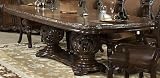 Aico Essex Manor Rectangular Dining Table includes 2-20 leaves extends to 124 - N76002T/MB/BP-57