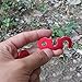 KINGLAKE® 10 Pcs Aluminum Guyline Cord Adjuster Tent Tensioners Rope Adjuster for Tent Hiking Camping Small Size Red