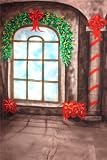 10x20 Christmas Window Scenic Muslin Background Backdrop