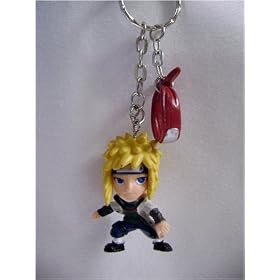 Naruto: Yondaime with headband charm Keychain