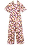 Frankie & Johnny Pansies Shortsleeve Capri Pajama