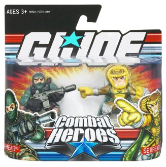 Beachhead and Serpentor - GI Joe Combat Heroes